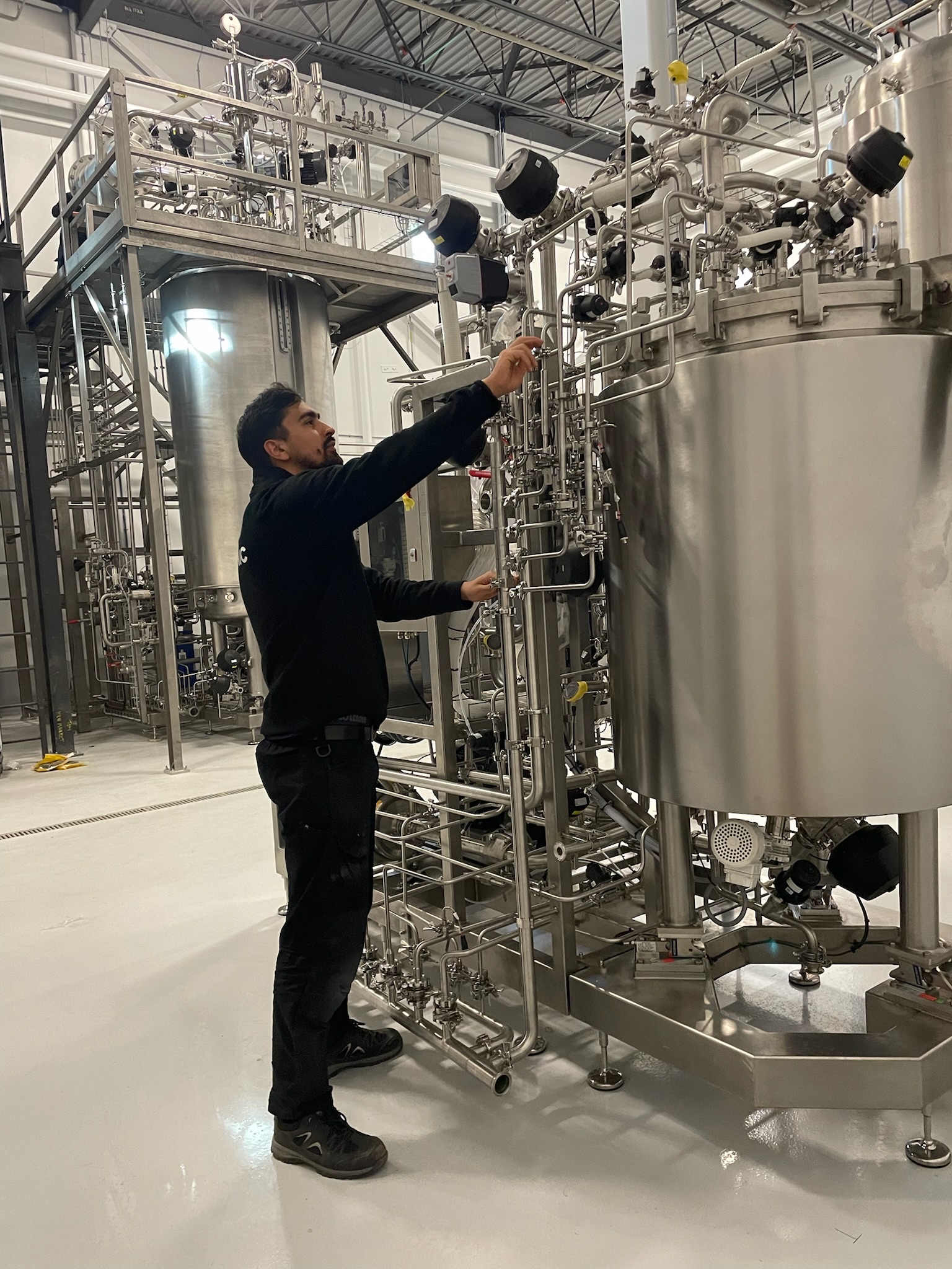 Muntatge de bioreactors industrials